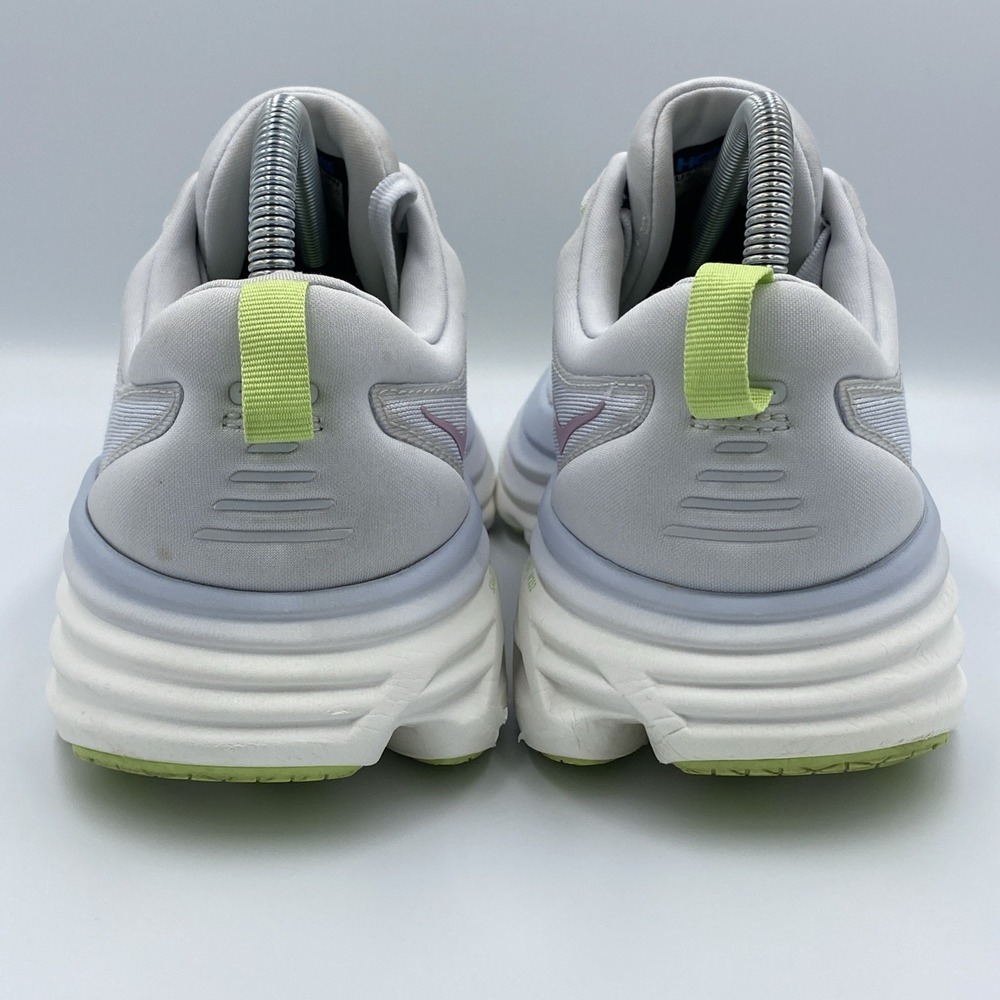 Hoka One One Bondi 8 Running Shoes Womens 9.5B Sea Ice Pink Twilight Max Cushion - Picture 5 of 8